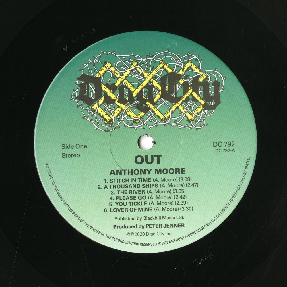 Anthony Moore『OUT』（1976年、2020年、Drag City）04